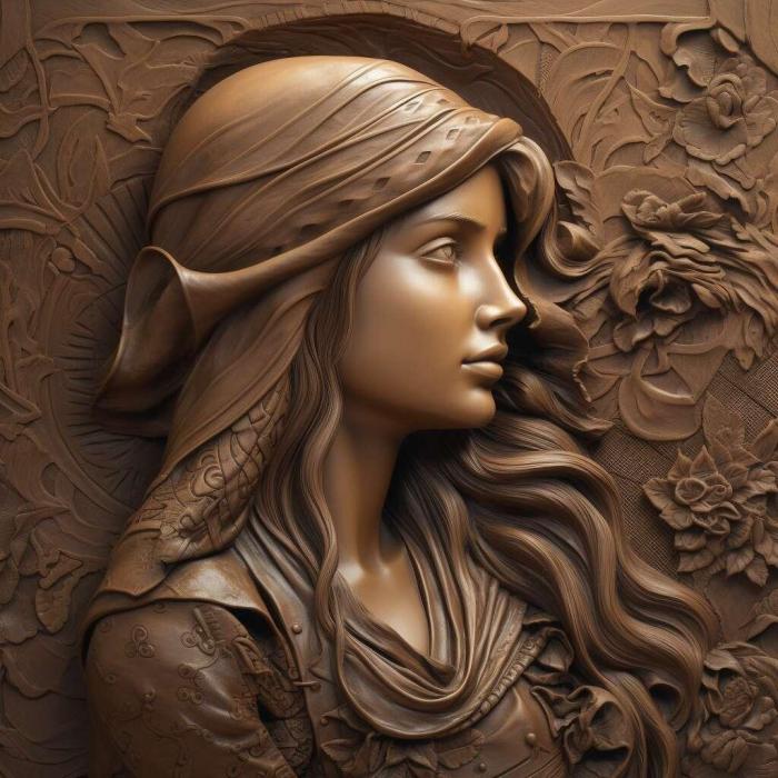 نموذج ثلاثي الأبعاد لآلة CNC 3D Art 